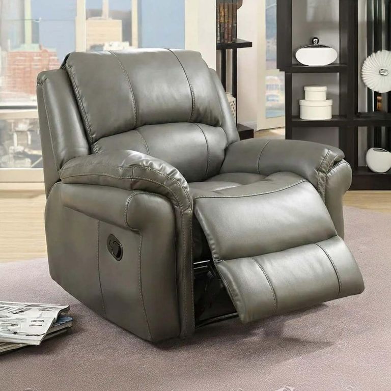 Farnham Recliner Armchair - Grey Leather