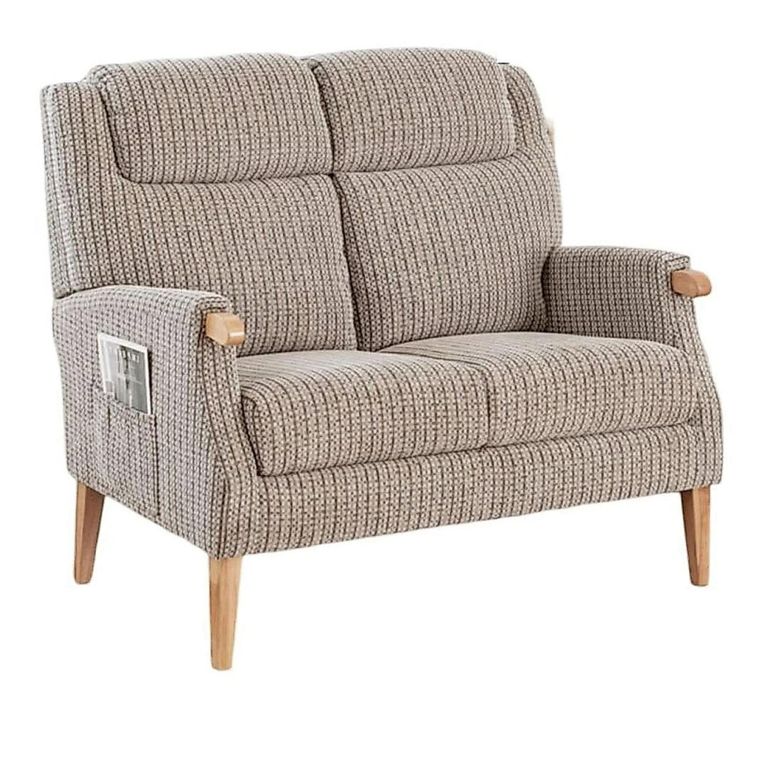 Lisbon 2 Seater Sofa - Natural Fabric