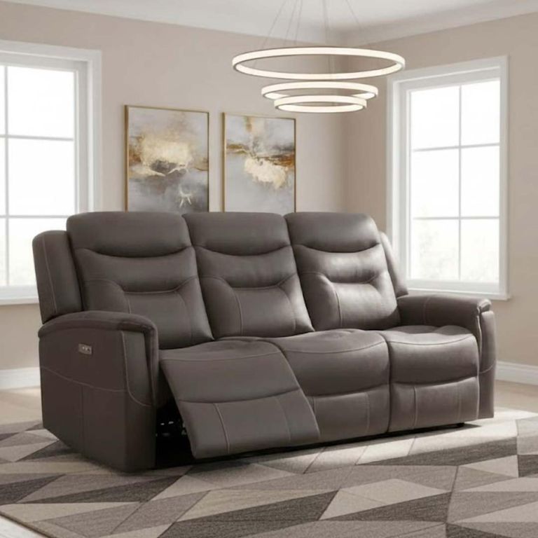Harrogate 3 Seater Recliner Sofa - Brown Fabric