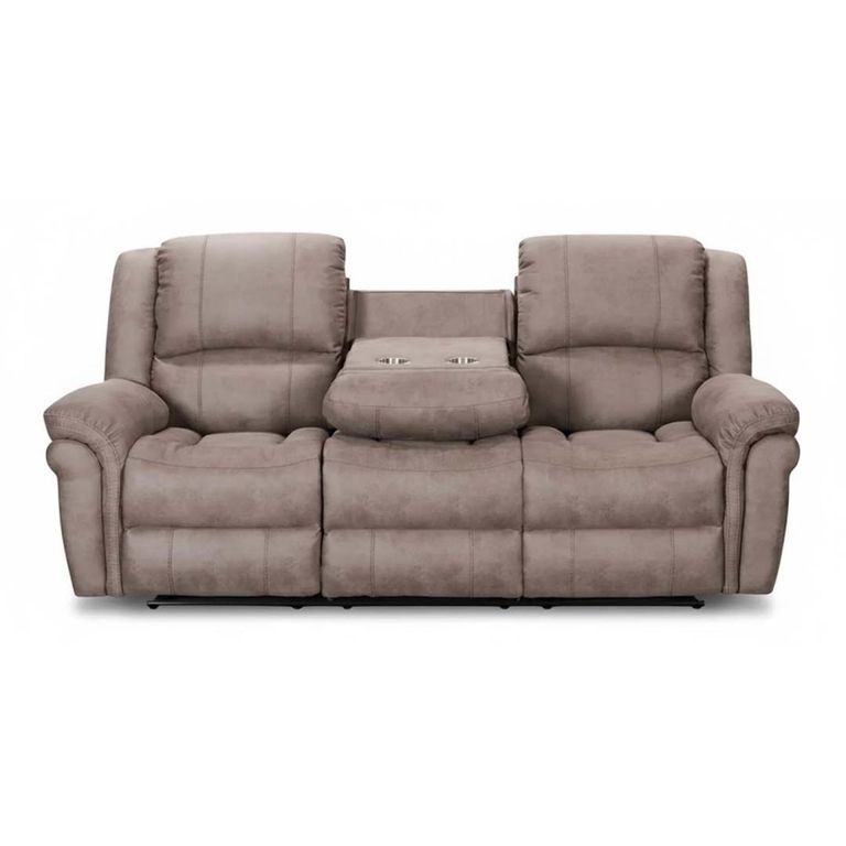 Gloucester 3 Seater Recliner Sofa - with Console - Taupe