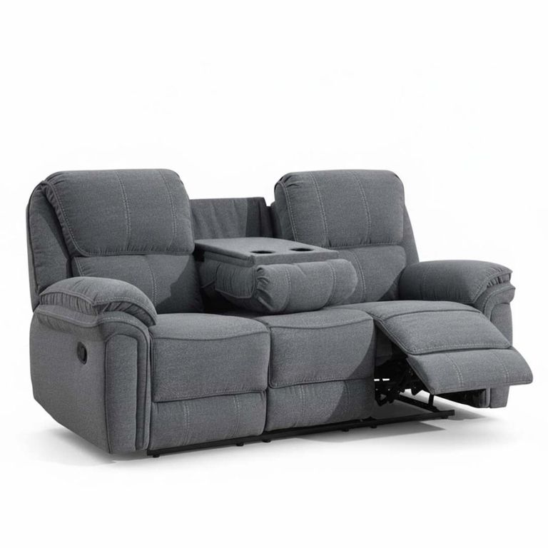 Belmont Recliner Sofa Suite - 3+1+1 - Grey Fabric