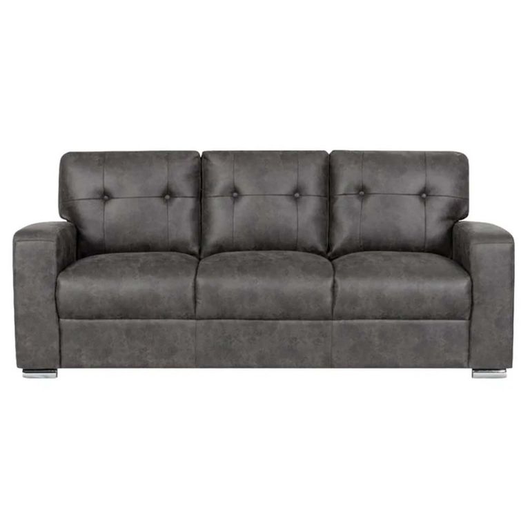 Hampton 3 Seater Sofa  Dark Grey Fabric