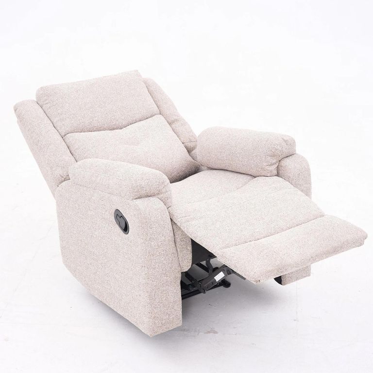 Clearance - Ellison Recliner Armchair - Manual - Cream Fabric - FSS16284
