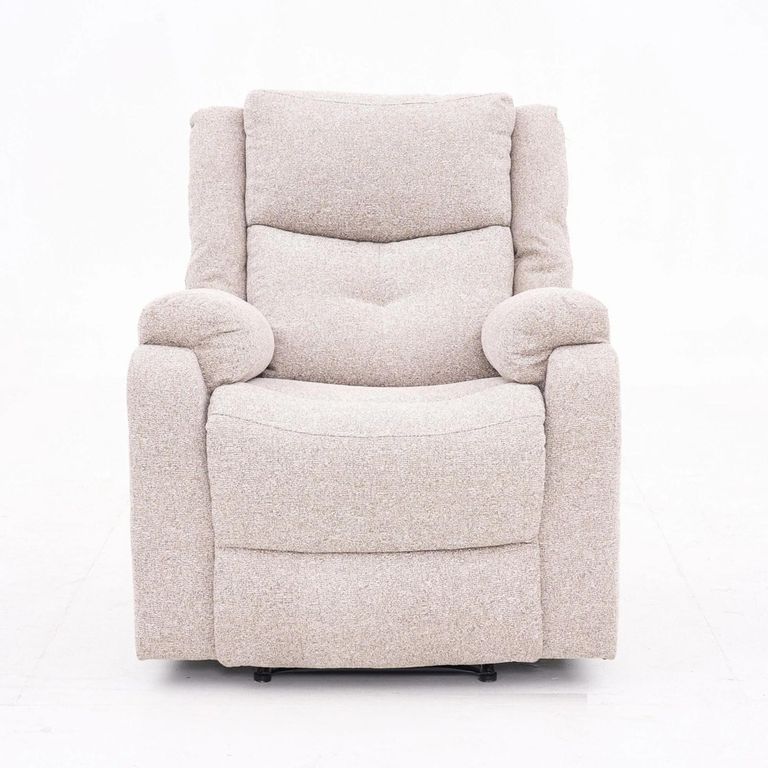 Clearance - Ellison Recliner Armchair - Manual - Cream Fabric - FSS16284