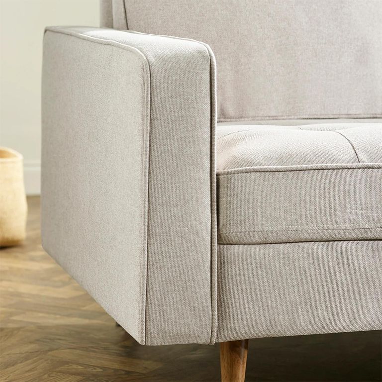 Henrietta Sofa - 2 Seater - Beige Fabric