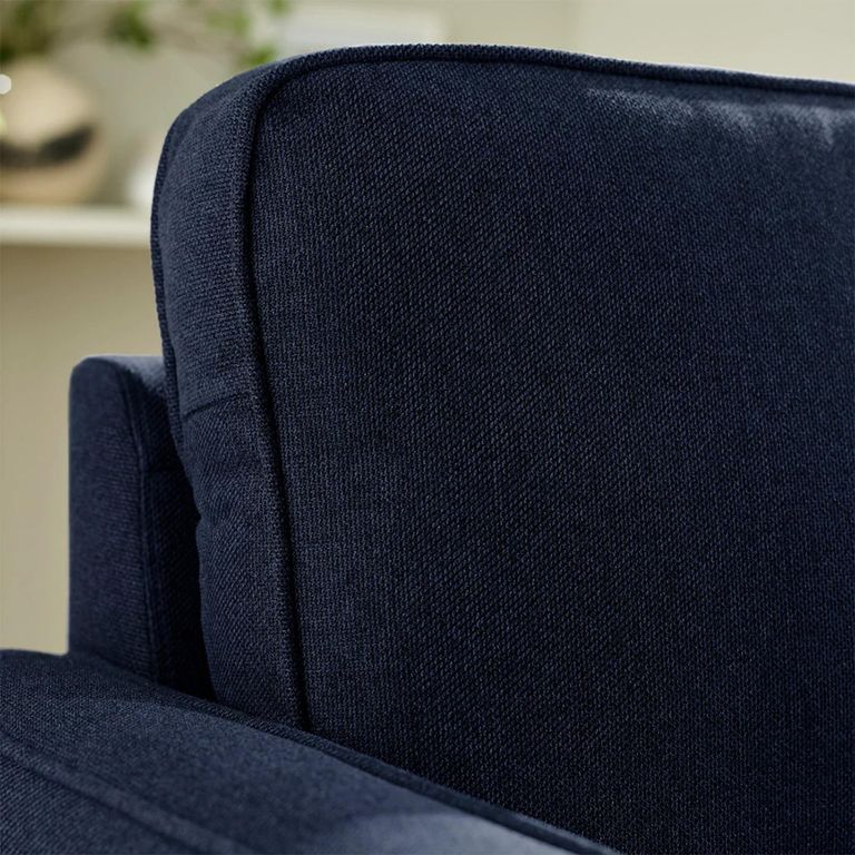Henrietta Sofa - 2 Seater - Deep Blue Fabric