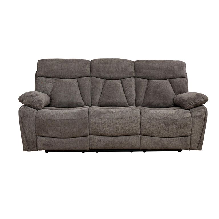 Colston Sofa - 3 Seater - Manual Recliner - Fabric - Dark Grey