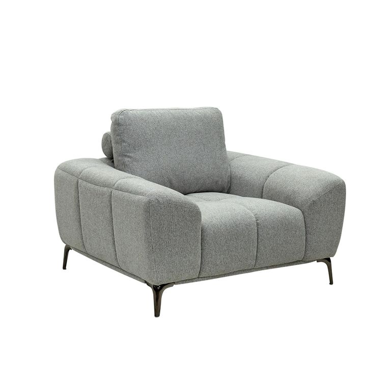 Hallie Armchair - Fabric - Grey