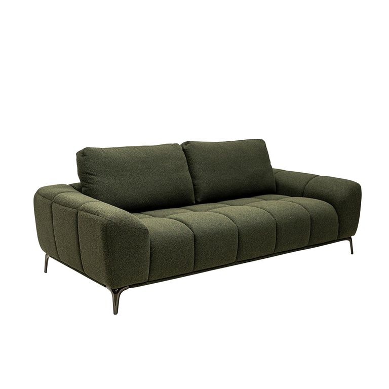 Hallie Sofa - 3 Seater - Fabric - Green
