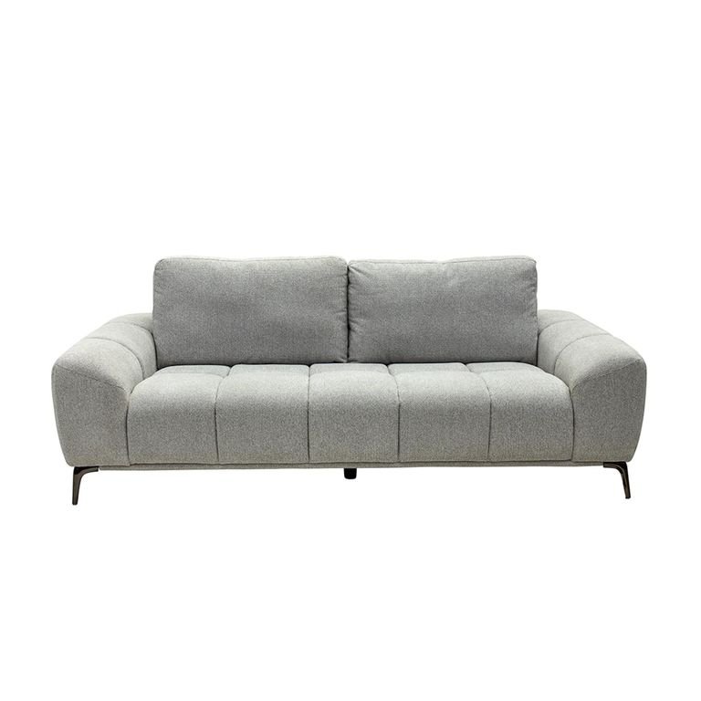 Hallie Sofa - 3 Seater - Fabric - Grey
