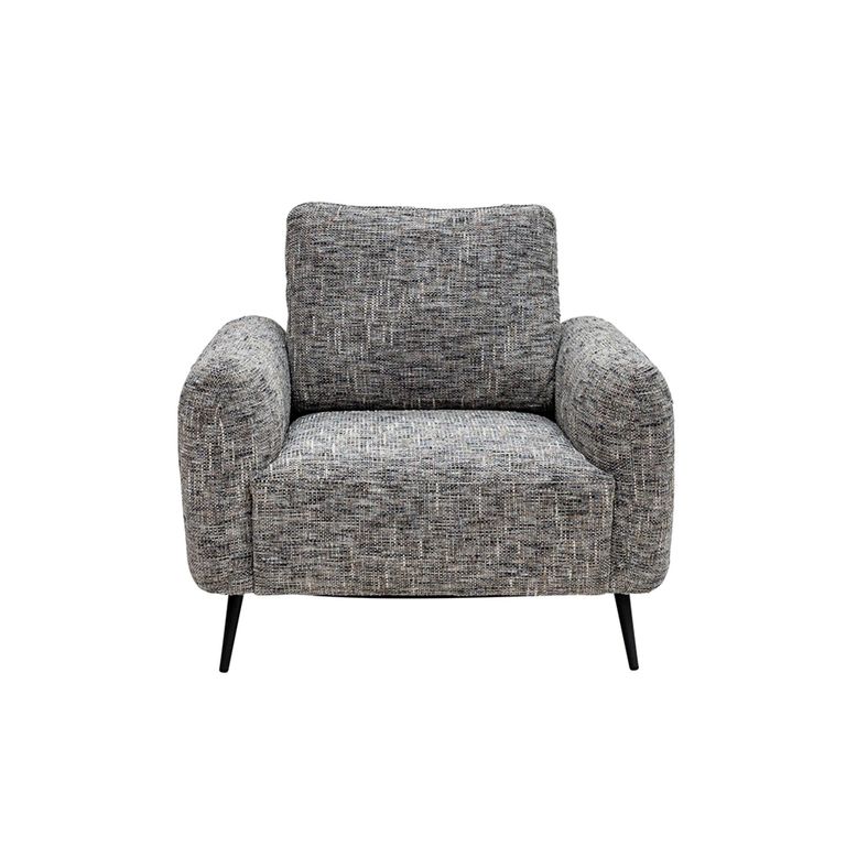 Harper Armchair - Fabric - Grey Weave