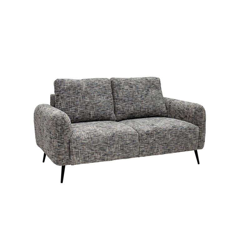 Harper Sofa - 2 Seater - Fabric - Grey Weave