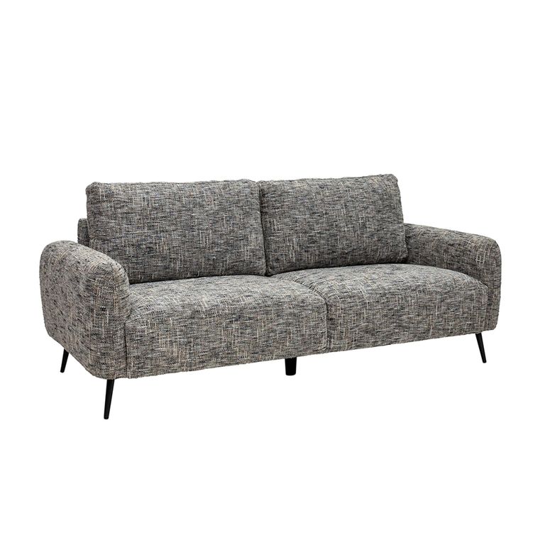 Harper Sofa - 3 Seater - Fabric - Grey Weave