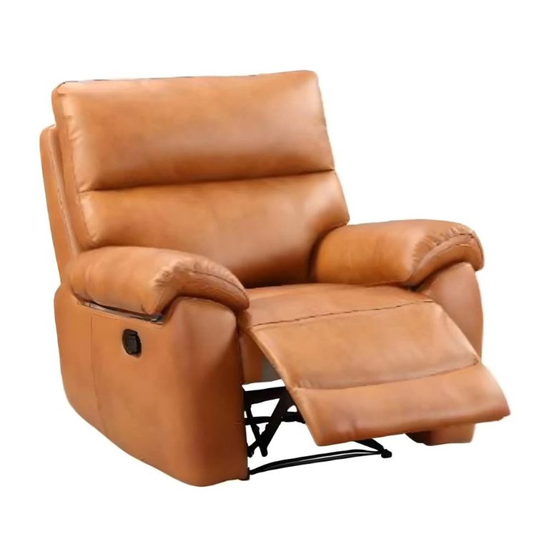 Rocco Armchair - Power Recliner - Tan Leather