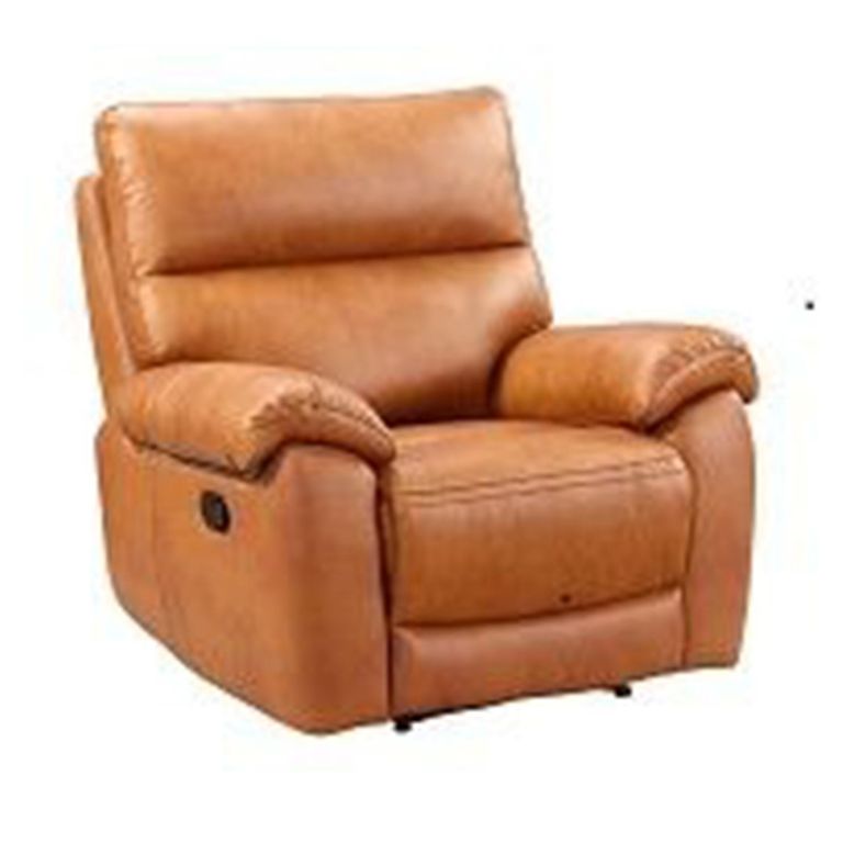 Rocco Armchair - Recliner - Tan Leather