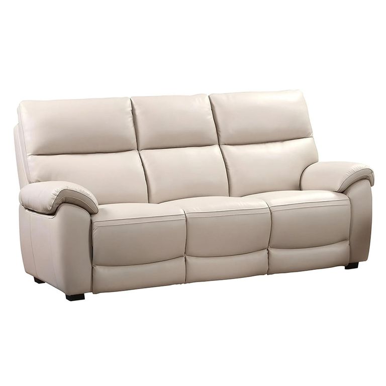 Rocco Sofa - Chalk Leather - 3 Seater