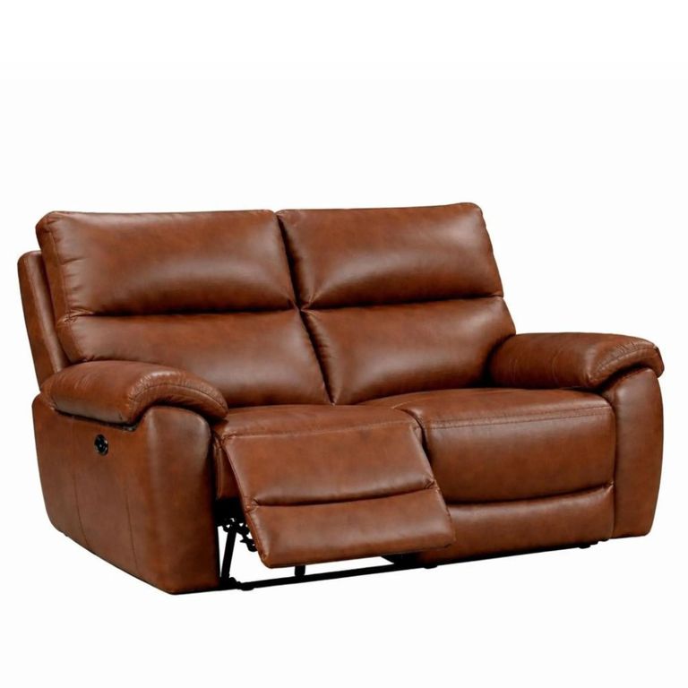Rocco Sofa - Power Recliner - Saddle Leather - 2 Seater