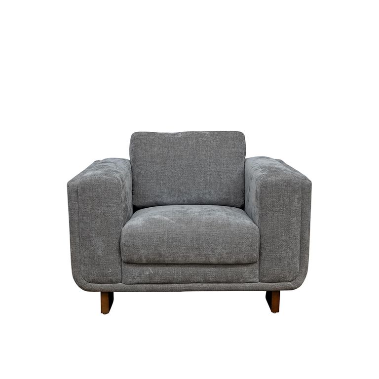 Selby Armchair - Fabric - Grey