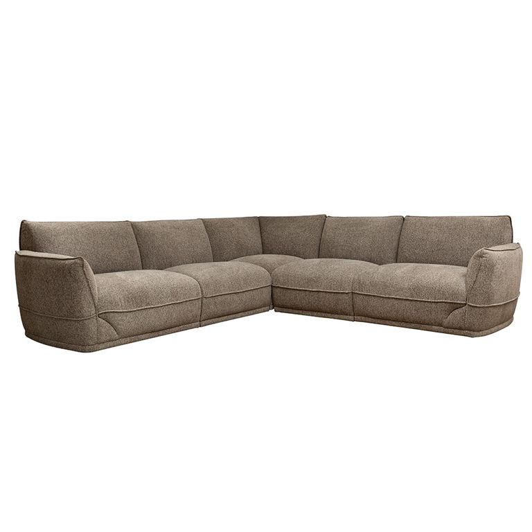 Tamson Corner Sofa - Modular - Fabric - Pebble