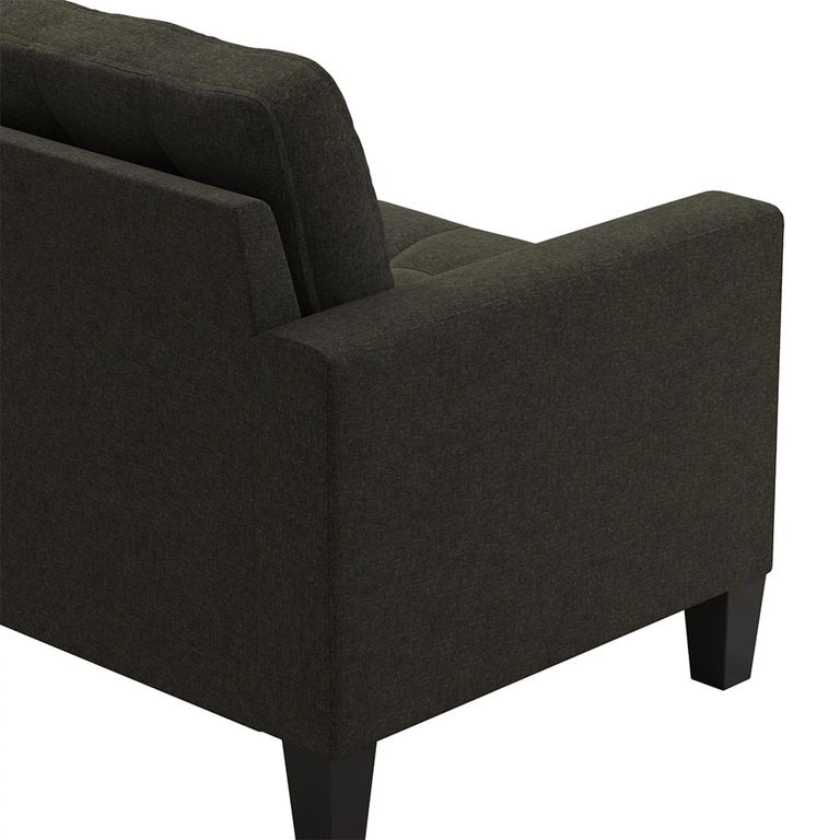 Emily Sofa - 3 Seater - Grey Linen Fabric - DA010-SFUK