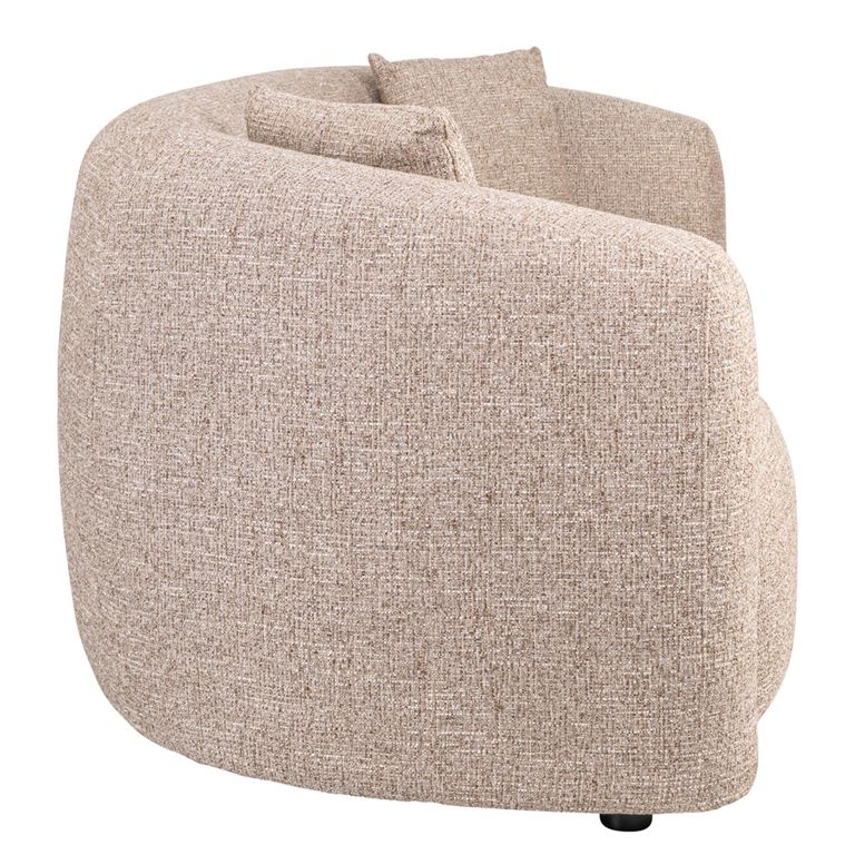 Luxandra Sofa - 3 Seater - Sand - Fabric