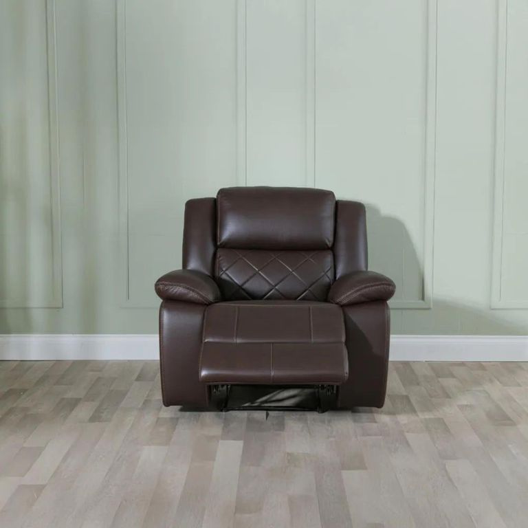 Bentley Electric Recliner Sofa Set - Brown Leather