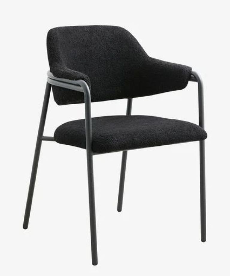 2 x Albert Balck Teddy Fabric Armchair