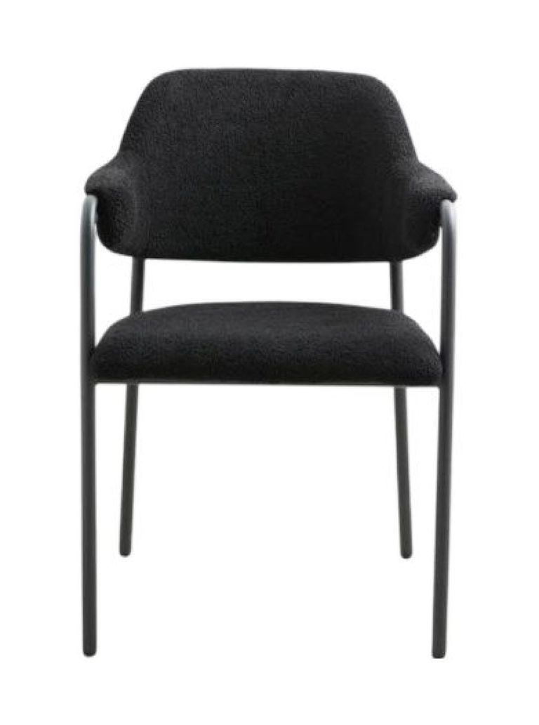 2 x Albert Balck Teddy Fabric Armchair