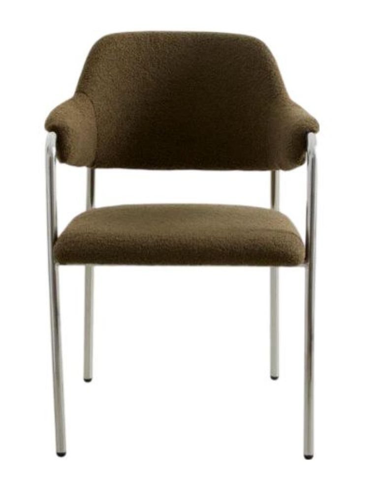 2 x Albert Green Teddy Fabric Armchair