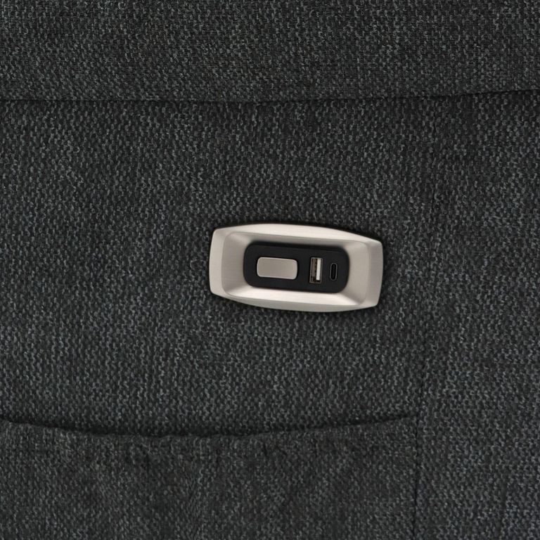 Alva Electric Recliner Sofa - Graphite Fabric - 2 Seater