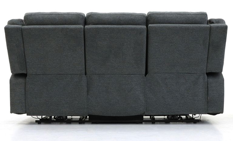 Alva Electric Recliner Sofa - Graphite Fabric - 3 Seater