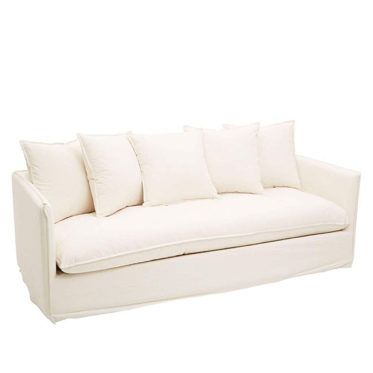 Antibes Sofa - 3 Seater - Cream Fabric