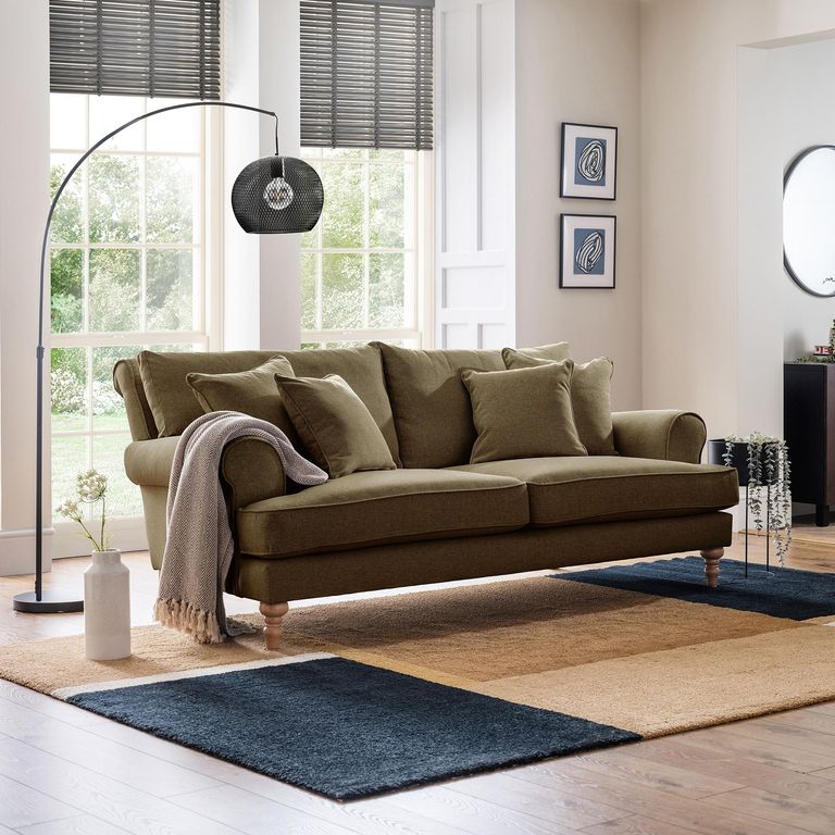 Arlan Hunter Fabric 2.5 Seater Sofa