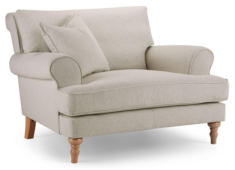 Arlan Moon Fabric Snuggle Armchair