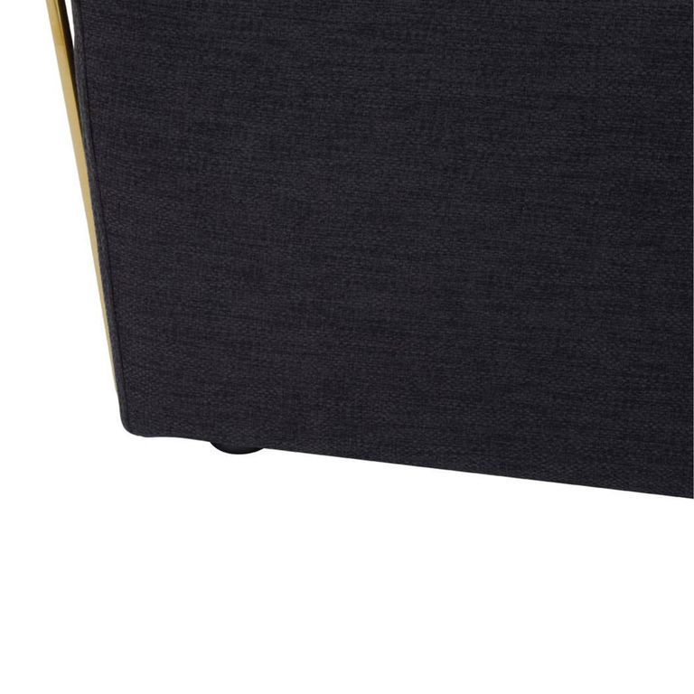 Azalea Sofa - 2 Seater - Black Fabric