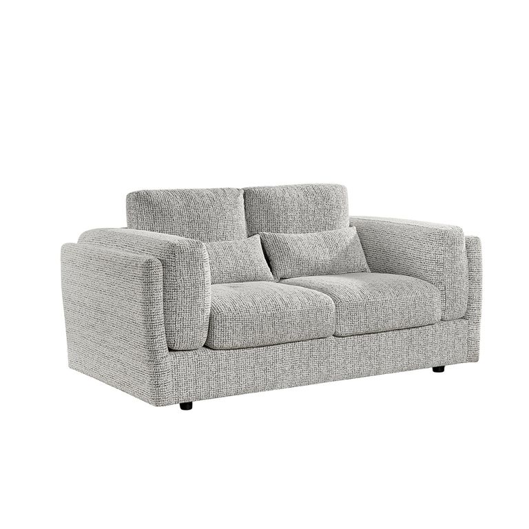 Bari Sofa - Grey Fabric - 2 Seater