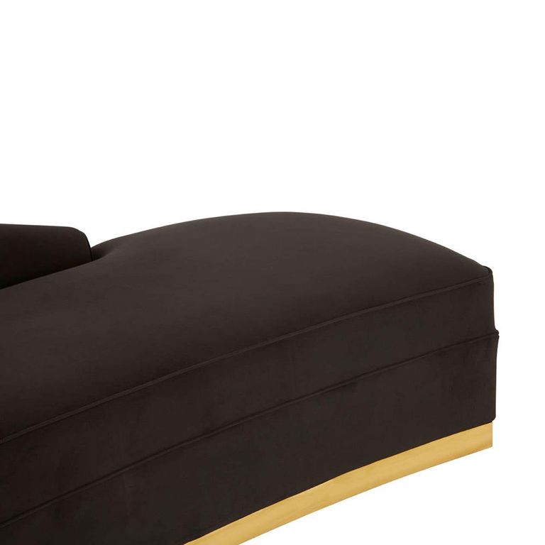 Batix Chaise - Left Arm - Black - Fabric