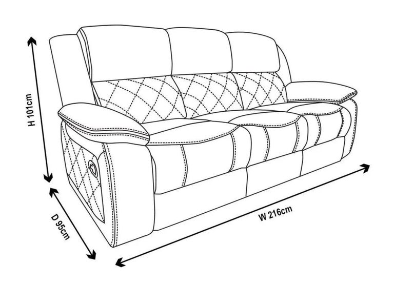 Bentley Brown Leather Recliner Sofa Set