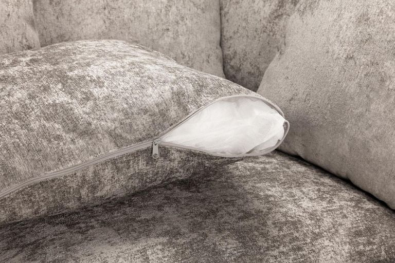 Bishop U Shape Corner Sofa Suite - Scatterback - Truffle Velvet Fabric