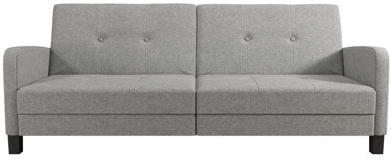 Bon Grey Linen Fabric 2 Seater Sofa Bed - 2211429WCUK