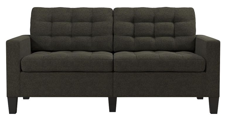 Bow Grey Linen Fabric 2 Seater Sofa - DA010-SFUK