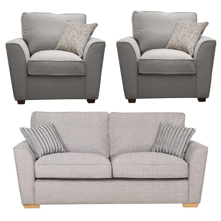 Buoyant Atlantis Fabric Sofa Set - 3+1+1 Seater - Variation Available