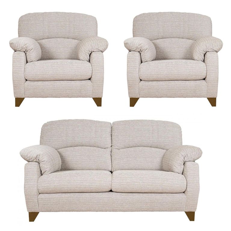 Buoyant Austin Fabric Sofa Set - 2+1+1 Seater - Variation Available