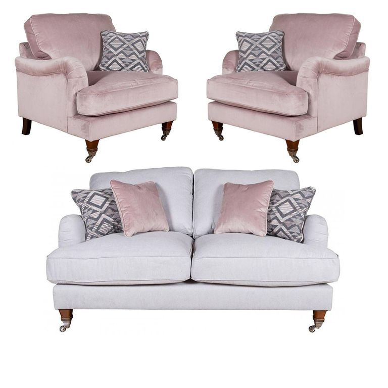 Buoyant Beatrix Fabric Sofa Set - 2+1+1 Seater - Variation Available