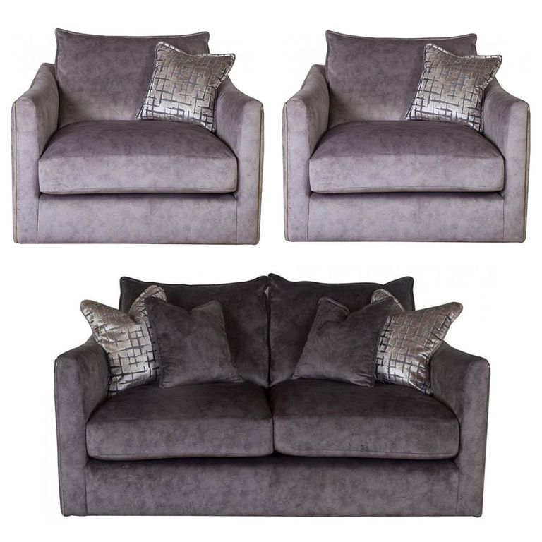 Buoyant Blaise Fabric Sofa Set - 2+1+1 Seater - Variation Available