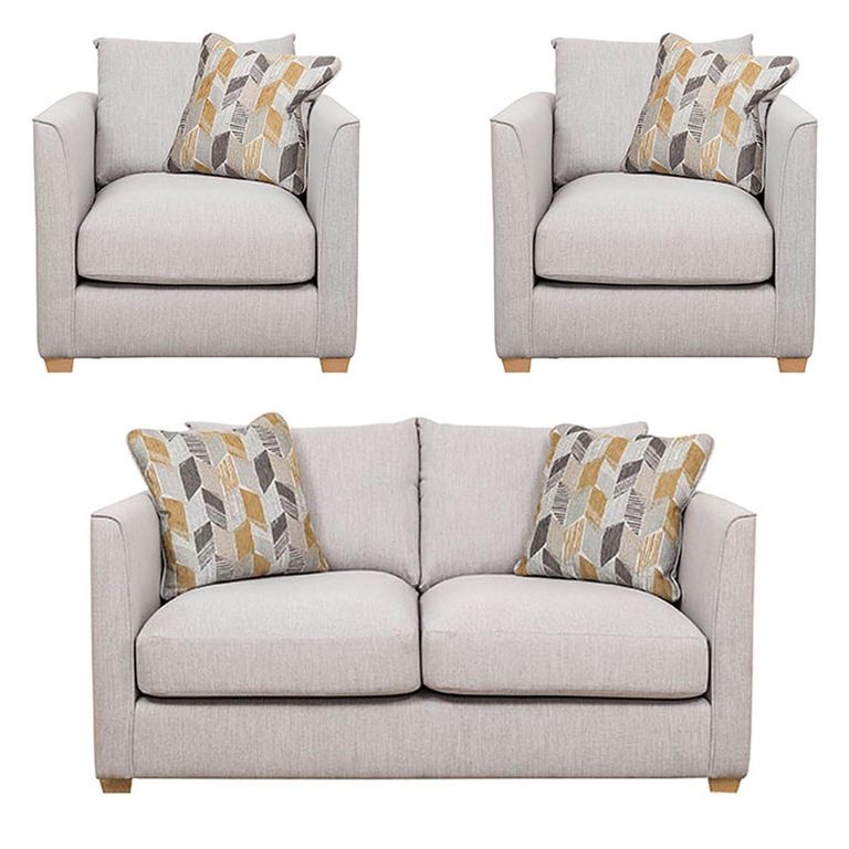 Buoyant Carter Fabric Sofa Set - 2+1+1 Seater - Variation Available