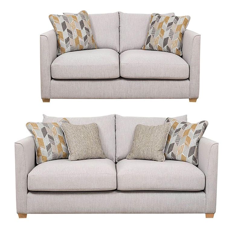 Buoyant Carter Fabric Sofa Set - 3+2 Seater - Variation Available