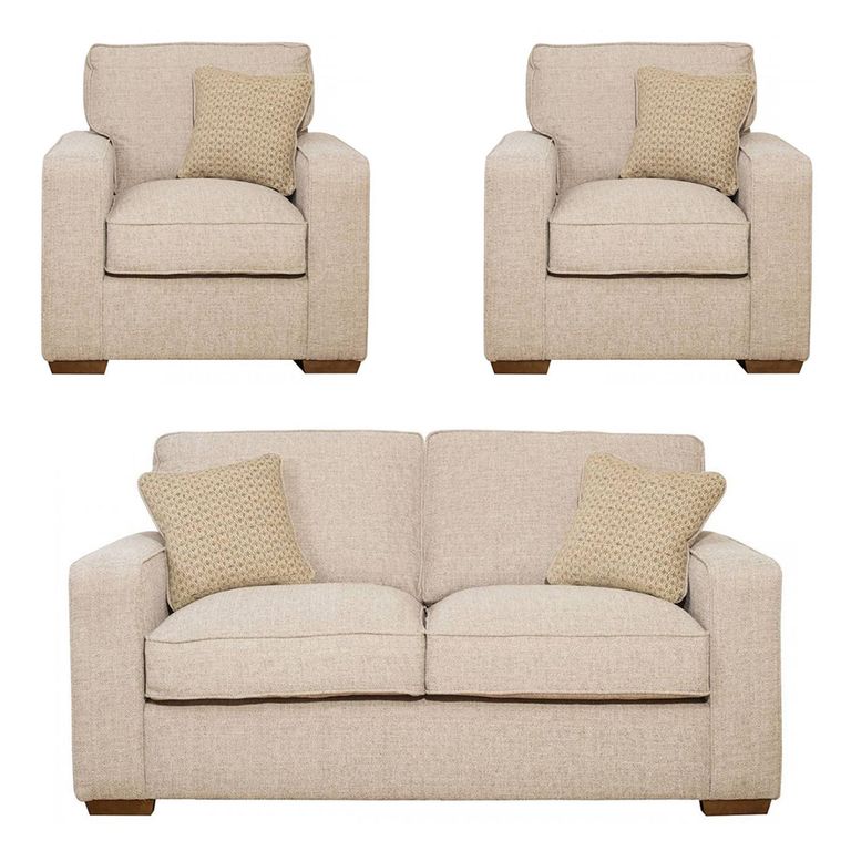 Buoyant Chicago Fabric Sofa Set - 3+1+1 Seater - Variation Available