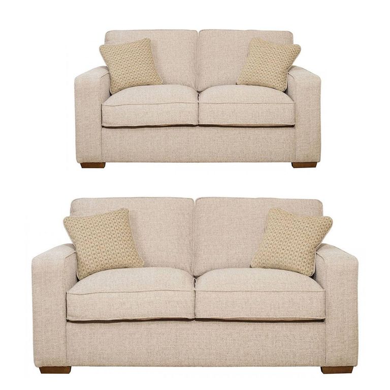 Buoyant Chicago Fabric Sofa Set - 3+2 Seater - Variation Available