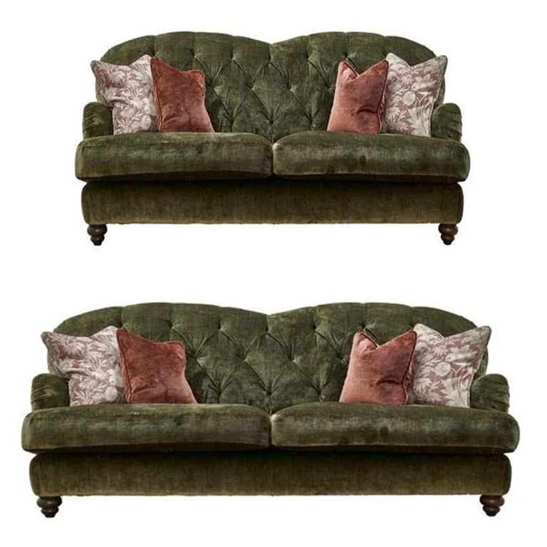Buoyant Dumpling Fabric Sofa Set - 3+2 Seater - Variation Available